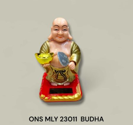 SOLAR LAUGHING BUDDHA